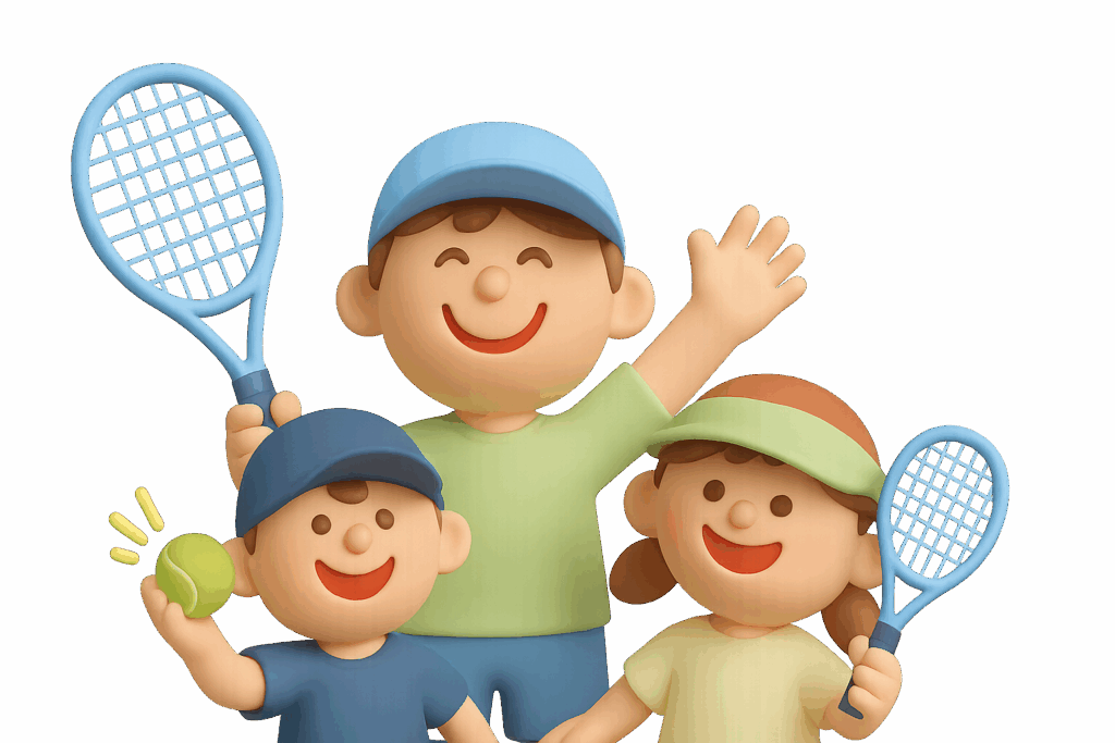 tennis gym kid
